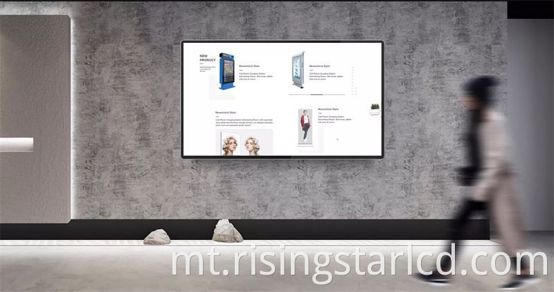 Display TFT tar-Reklamar fuq barra